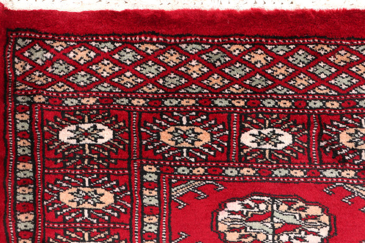 Dark Red Bokhara 2' 3 x 5' 9 - No. 46488 - ALRUG Rug Store