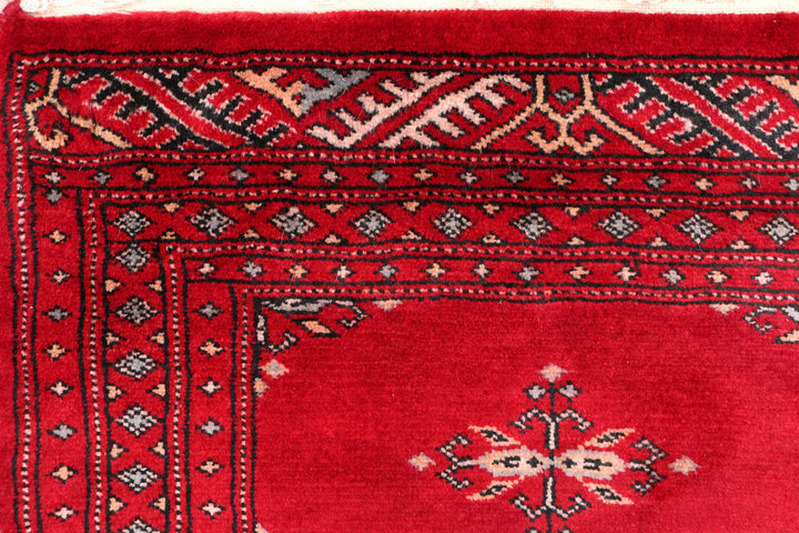 Dark Red Butterfly 2' x 6' 1 - No. 46490 - ALRUG Rug Store