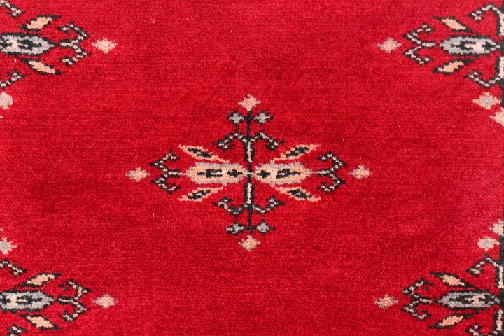 Dark Red Butterfly 2' x 6' 1 - No. 46490 - ALRUG Rug Store