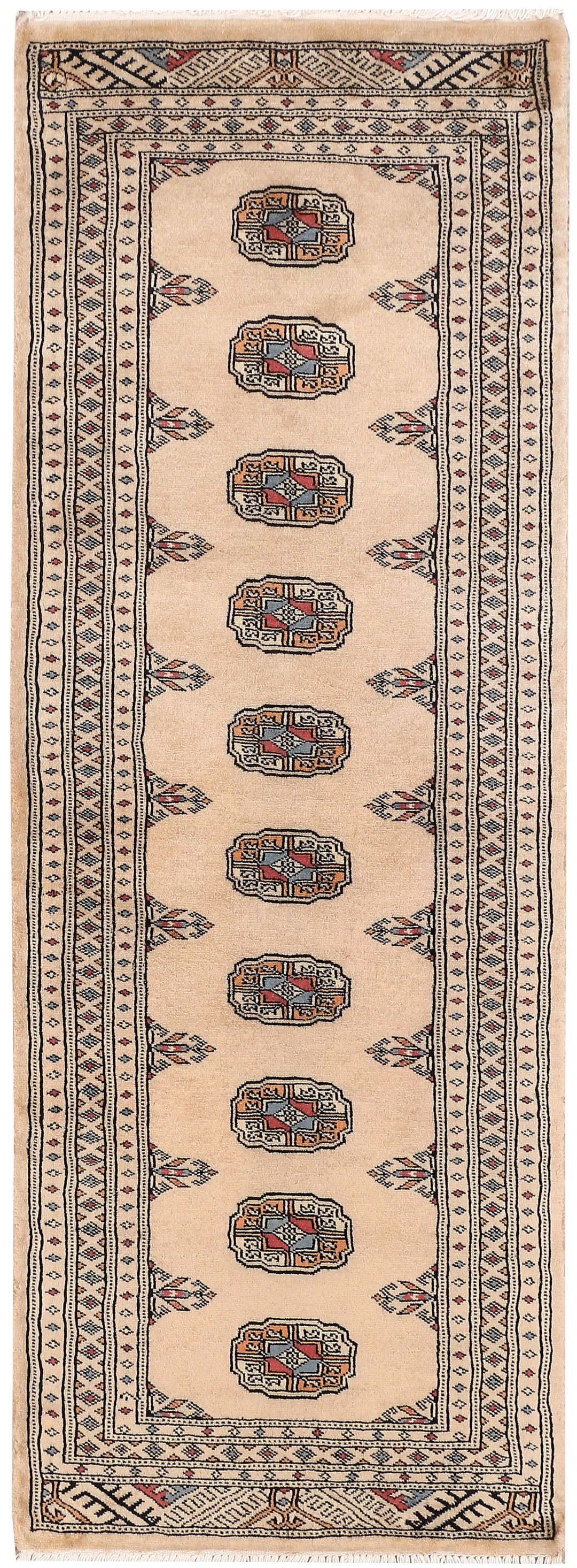 Tan Bokhara 2' 1 x 5' 9 - No. 46495 - ALRUG Rug Store