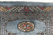 Slate Grey Bokhara 2' 1 x 5' 11 - No. 46501 - ALRUG Rug Store