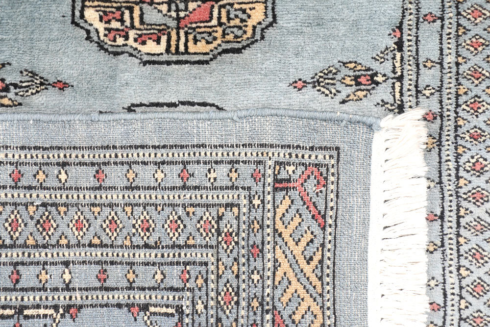 Slate Grey Bokhara 2' 1 x 5' 11 - No. 46501 - ALRUG Rug Store