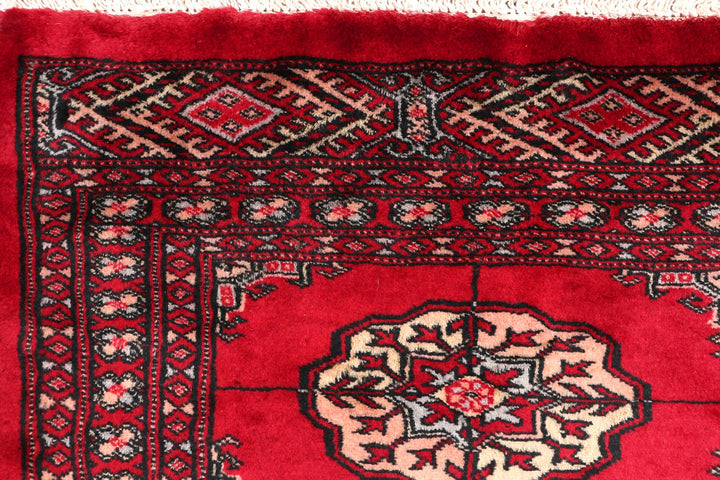 Red Bokhara 2' 2 x 6' 1 - No. 46503 - ALRUG Rug Store