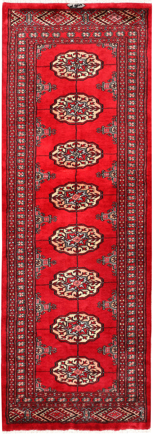 Red Bokhara 2' 2 x 6' 1 - No. 46503 - ALRUG Rug Store
