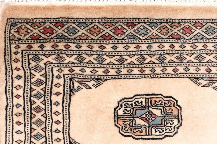 Tan Bokhara 2' 1 x 6' 5 - No. 46504 - ALRUG Rug Store