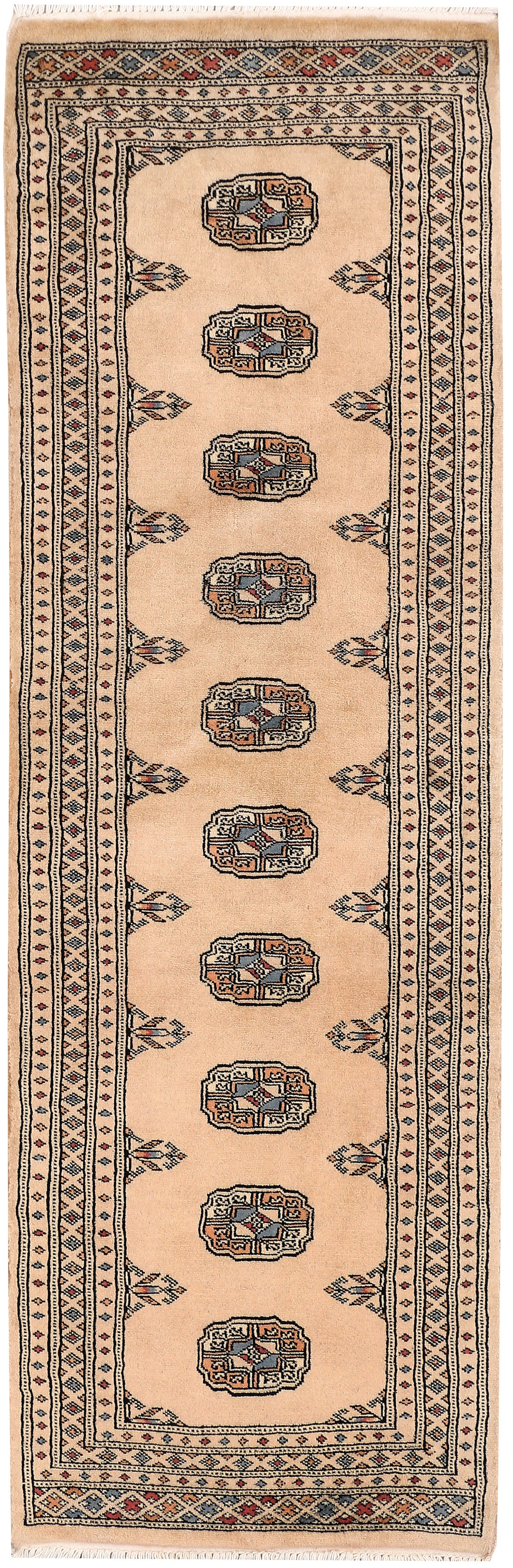 Tan Bokhara 2' 1 x 6' 5 - No. 46504 - ALRUG Rug Store