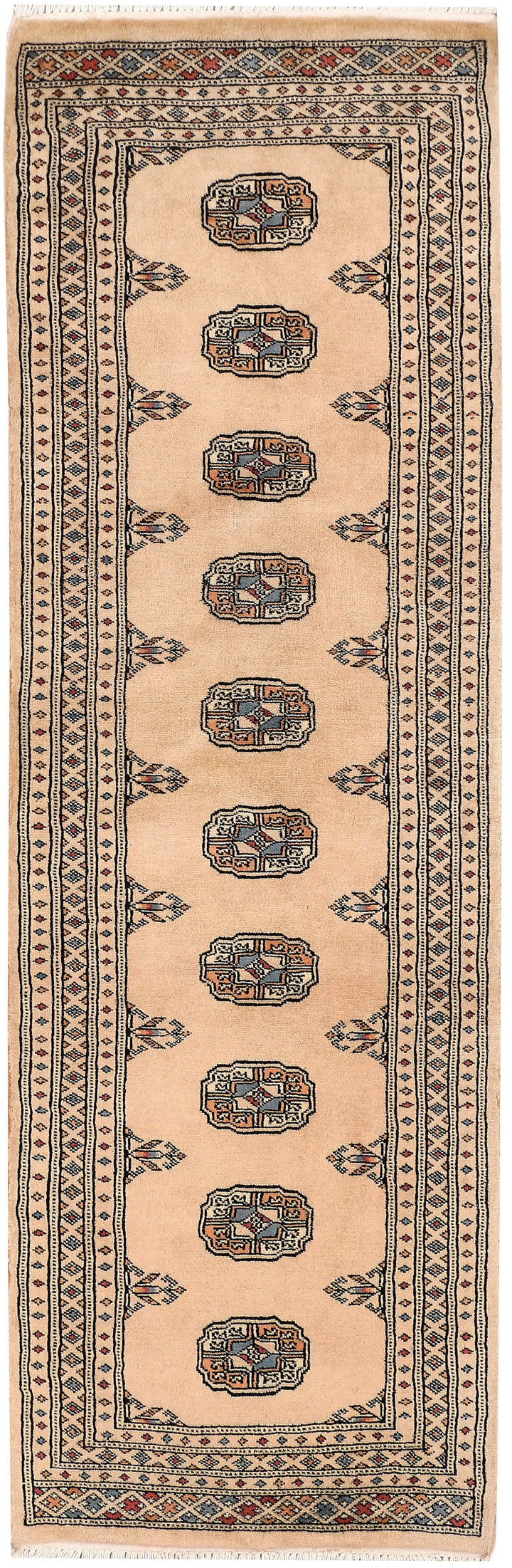 Tan Bokhara 2' 1 x 6' 5 - No. 46504 - ALRUG Rug Store