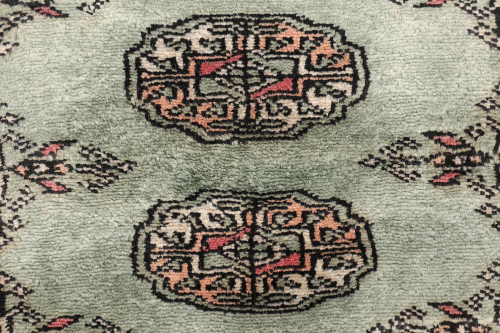 Dark Slate Grey Bokhara 2' 1 x 5' 11 - No. 46505 - ALRUG Rug Store