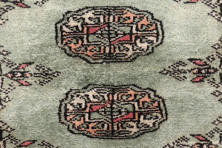 Dark Slate Grey Bokhara 2' 1 x 5' 11 - No. 46505 - ALRUG Rug Store