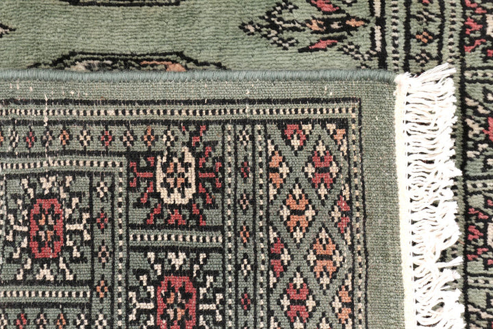 Dark Slate Grey Bokhara 2' 1 x 5' 11 - No. 46505 - ALRUG Rug Store