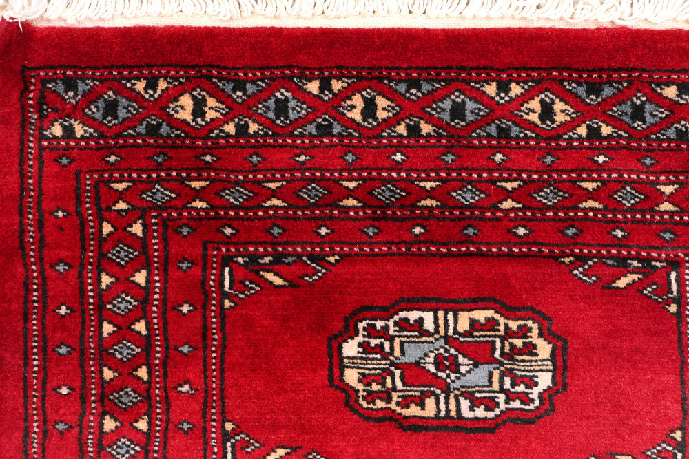 Dark Red Bokhara 2' 1 x 6' 3 - No. 46515 - ALRUG Rug Store