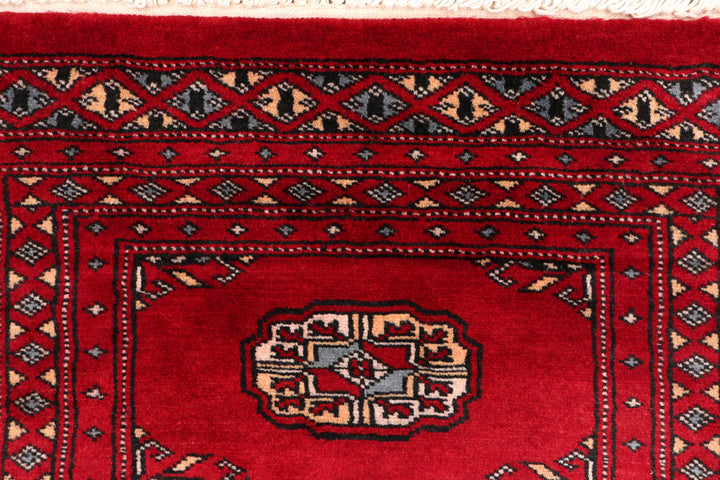 Dark Red Bokhara 2' 1 x 6' 3 - No. 46515 - ALRUG Rug Store
