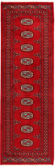 Dark Red Bokhara 2' 1 x 6' 3 - No. 46515 - ALRUG Rug Store