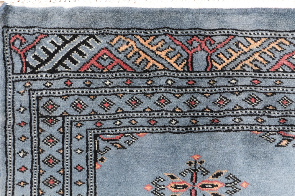 Light Slate Grey Butterfly 2' x 5' 8 - No. 46516 - ALRUG Rug Store