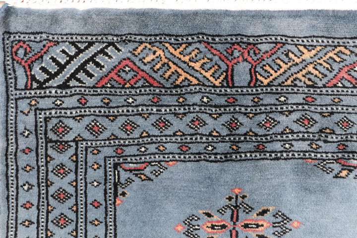 Light Slate Grey Butterfly 2' x 5' 8 - No. 46516 - ALRUG Rug Store