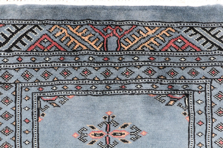 Light Slate Grey Butterfly 2' x 5' 8 - No. 46516 - ALRUG Rug Store