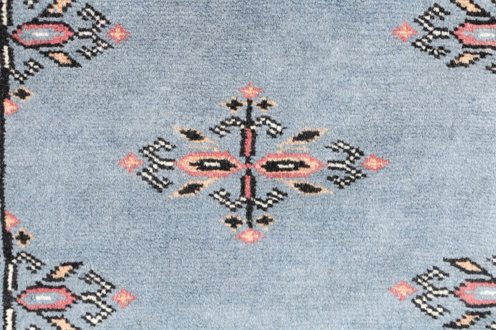 Light Slate Grey Butterfly 2' x 5' 8 - No. 46516 - ALRUG Rug Store