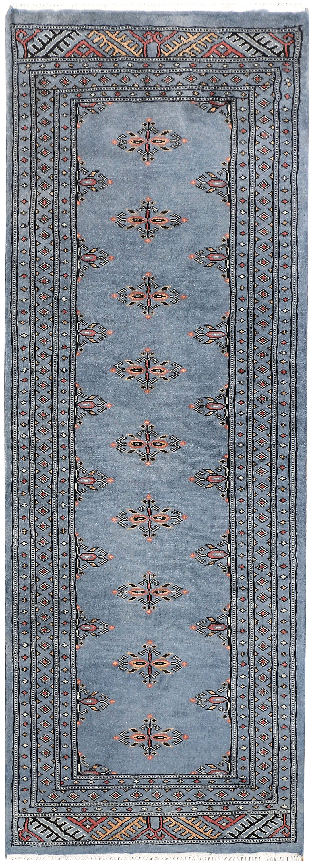 Light Slate Grey Butterfly 2' x 5' 8 - No. 46516 - ALRUG Rug Store