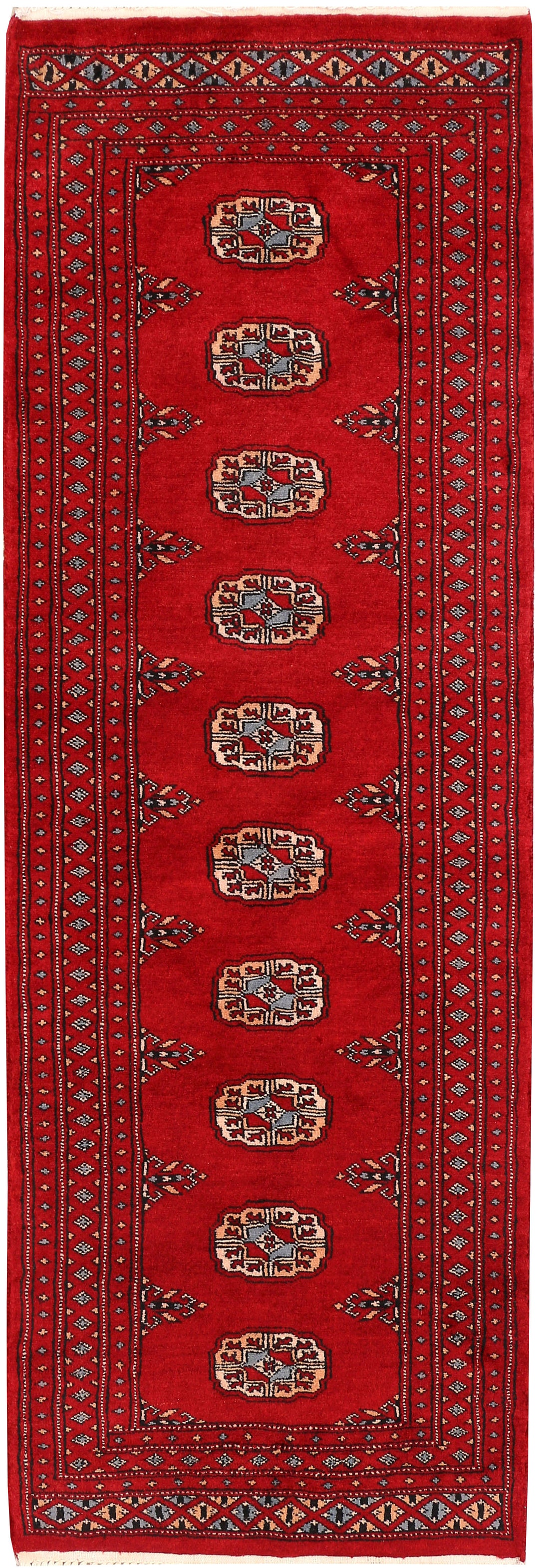 Dark Red Bokhara 2' x 5' 11 - No. 46517 - ALRUG Rug Store