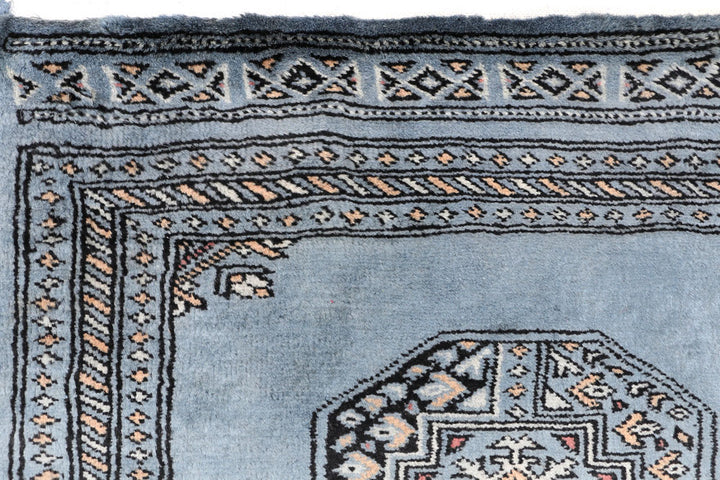 Light Slate Grey Fil Pa 2' x 6' 1 - No. 46523 - ALRUG Rug Store