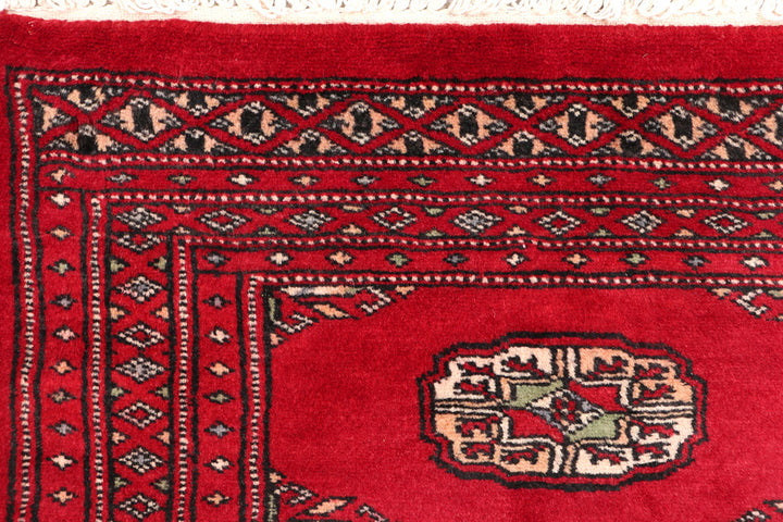 Red Bokhara 2' 1 x 5' 8 - No. 46524 - ALRUG Rug Store