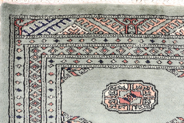 Dark Slate Grey Bokhara 2' 2 x 5' 7 - No. 46527 - ALRUG Rug Store