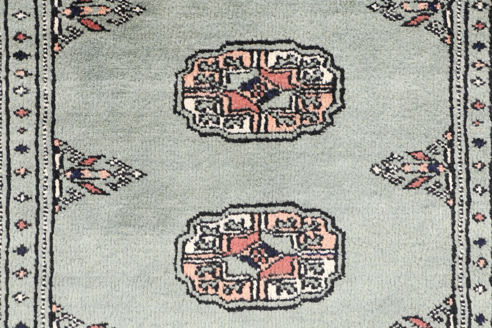 Dark Slate Grey Bokhara 2' 2 x 5' 7 - No. 46527 - ALRUG Rug Store