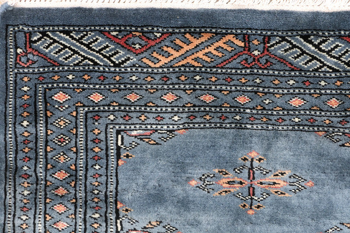 Light Slate Grey Butterfly 2' 1 x 5' 5 - No. 46528 - ALRUG Rug Store