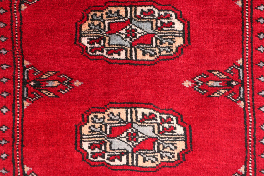 Dark Red Bokhara 2'  x" 6' " - No. QA74477