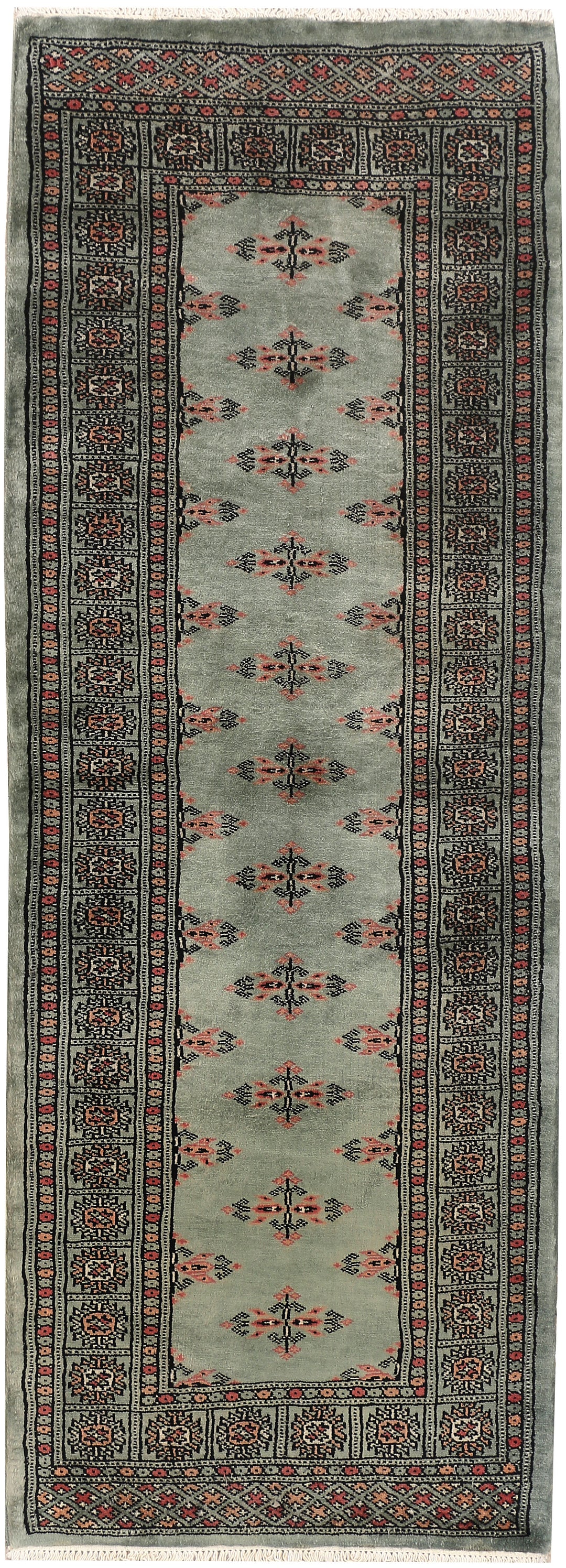 Dark Slate Grey Butterfly 2' 2 x 6' - No. 46534 - ALRUG Rug Store