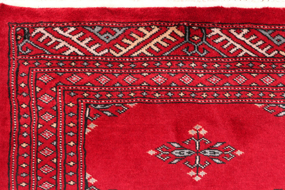 Dark Red Butterfly 2' 2 x 6' 3 - No. 46535 - ALRUG Rug Store