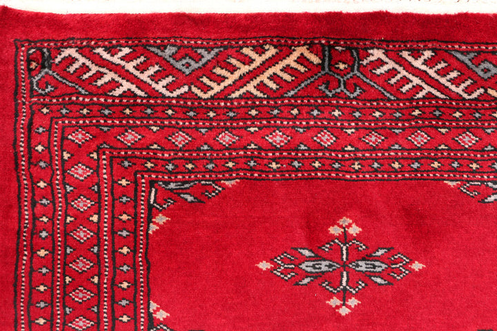 Dark Red Butterfly 2' 2 x 6' 3 - No. 46535 - ALRUG Rug Store