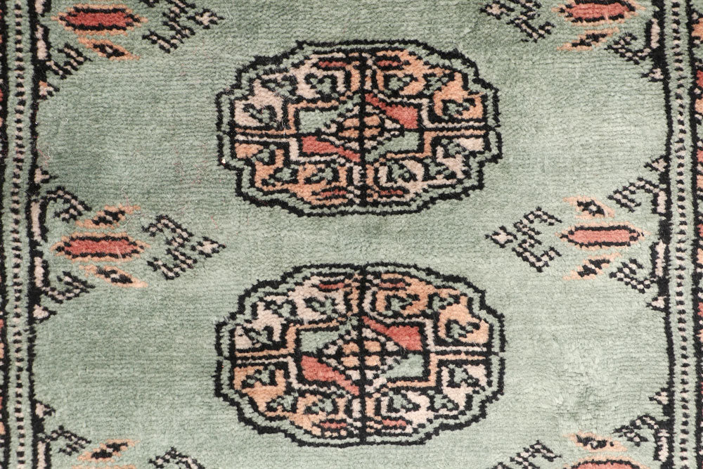 Dark Slate Grey Bokhara 2' 2 x 5' 10 - No. 46538 - ALRUG Rug Store