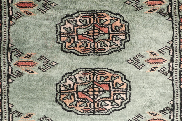 Dark Slate Grey Bokhara 2' 2 x 5' 10 - No. 46538 - ALRUG Rug Store