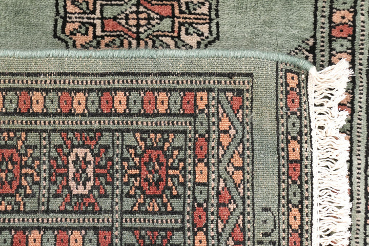 Dark Slate Grey Bokhara 2' 2 x 5' 10 - No. 46538 - ALRUG Rug Store