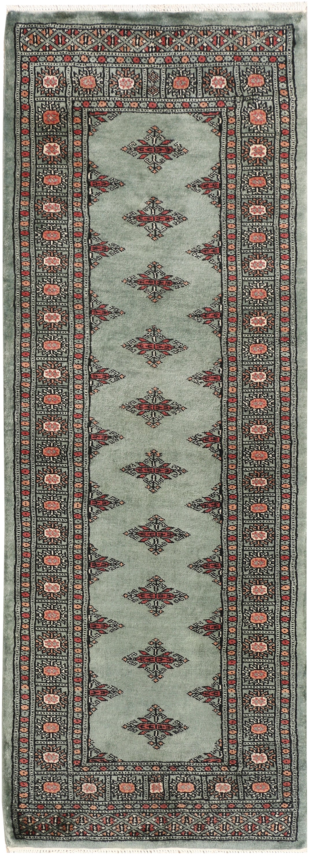 Dark Slate Grey Butterfly 2' 2 x 6' - No. 46540 - ALRUG Rug Store