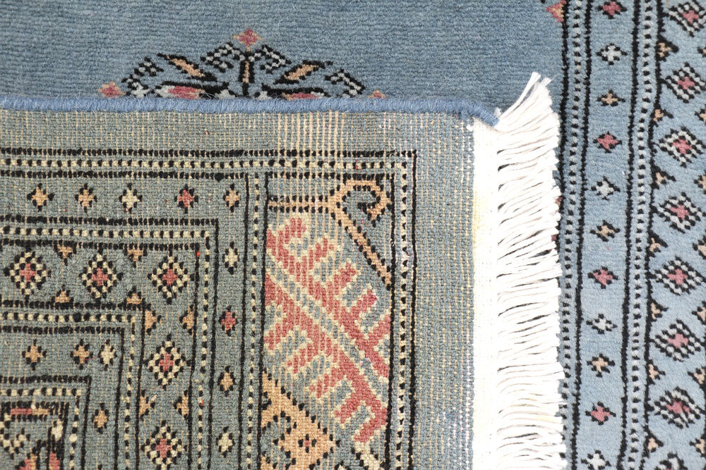 Light Slate Grey Butterfly 2' x 6' 5 - No. 46543 - ALRUG Rug Store