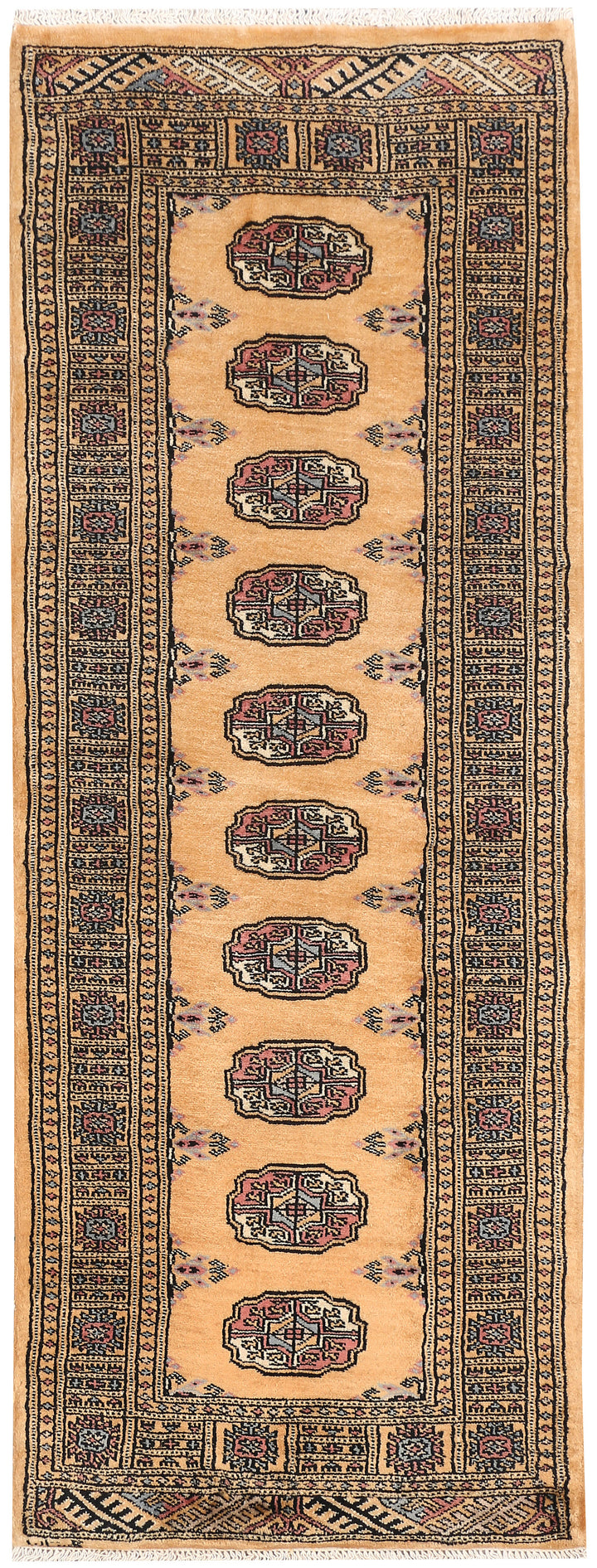 Moccasin Bokhara 2'  2" x 5'  10" - No. QA10772