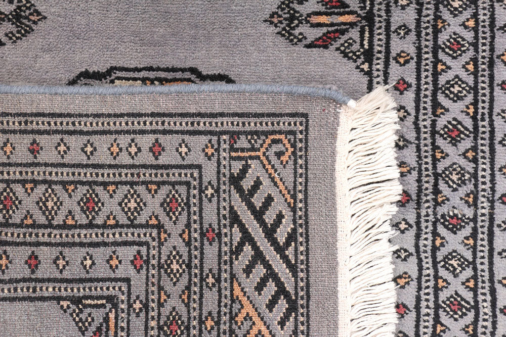 Grey Bokhara 2' 1 x 6' 3 - No. 46546 - ALRUG Rug Store