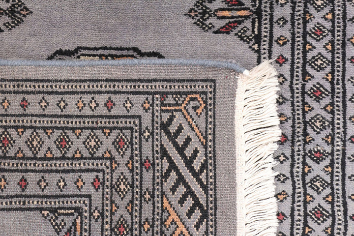 Grey Bokhara 2'  1" x 6'  3" - No. QA56764