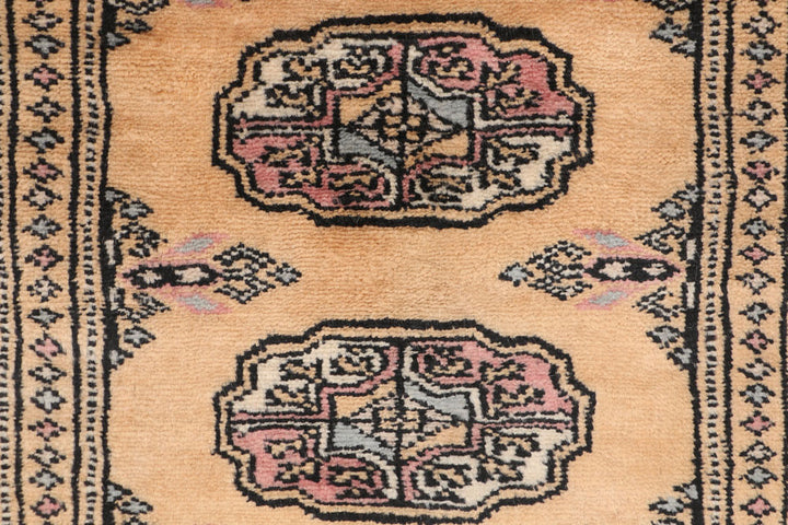 Moccasin Bokhara 2' 2 x 5' 10 - No. 46548 - ALRUG Rug Store