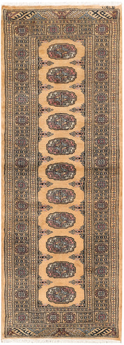 Moccasin Bokhara 2' 2 x 5' 10 - No. 46548 - ALRUG Rug Store
