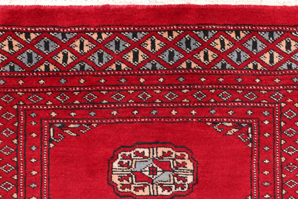 Dark Red Bokhara 2' x 5' 10 - No. 46549 - ALRUG Rug Store