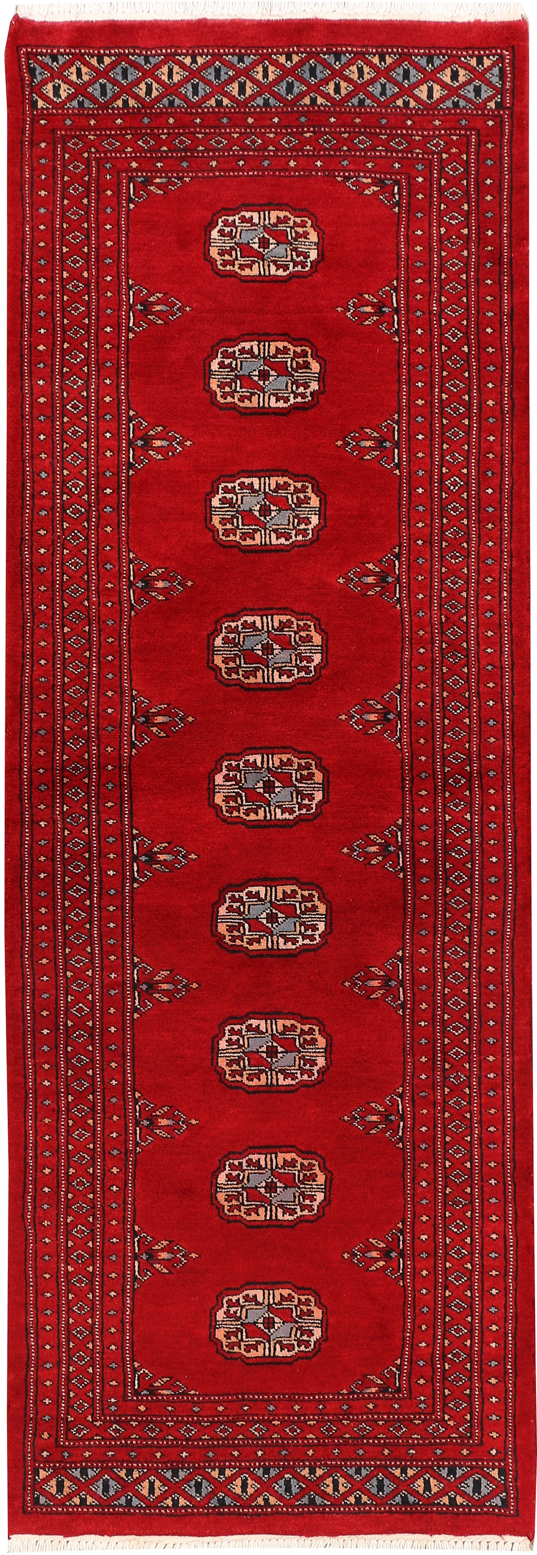 Dark Red Bokhara 2' x 5' 10 - No. 46549 - ALRUG Rug Store