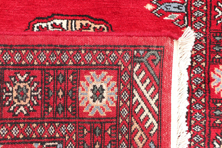 Red Bokhara 2' 5 x 6' 3 - No. 46557 - ALRUG Rug Store