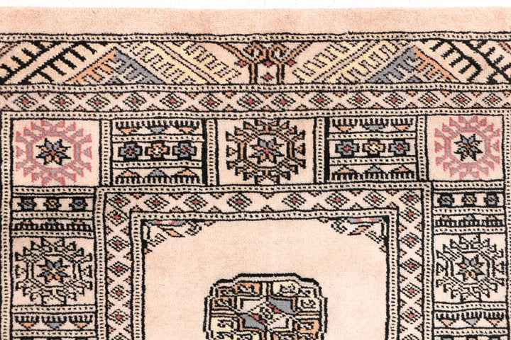 Tan Bokhara 2' 5 x 6' 8 - No. 46592 - ALRUG Rug Store