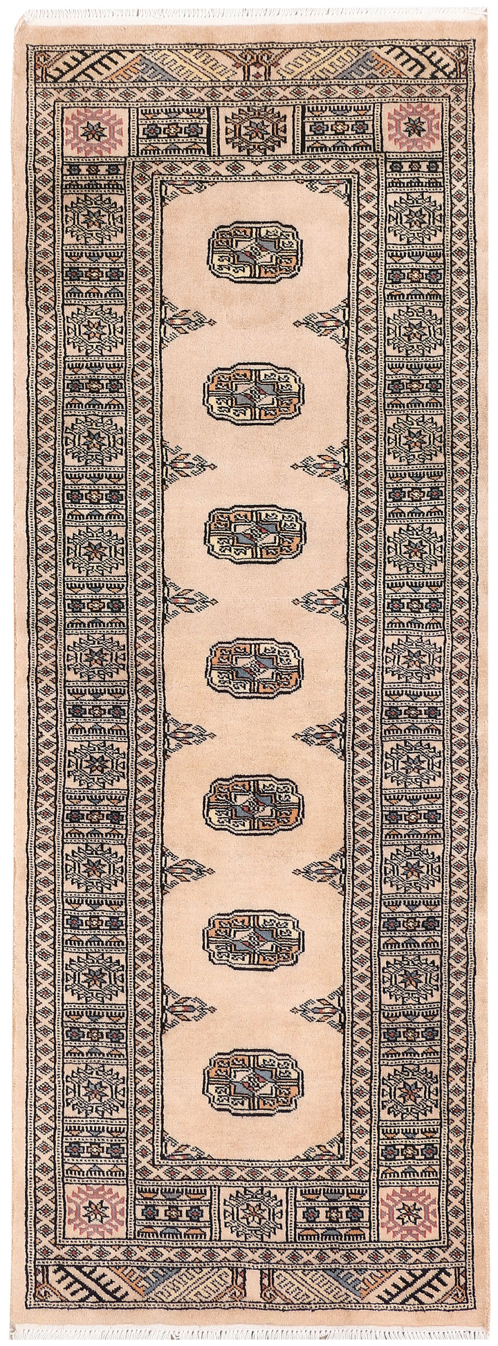 Tan Bokhara 2' 5 x 6' 8 - No. 46592 - ALRUG Rug Store