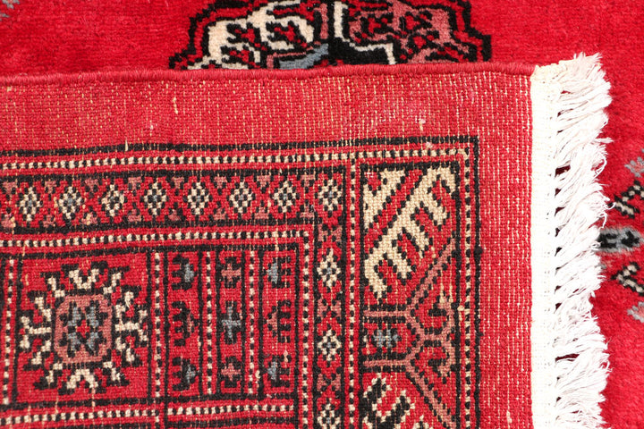 Dark Red Bokhara 2' 7 x 6' 11 - No. 46611 - ALRUG Rug Store