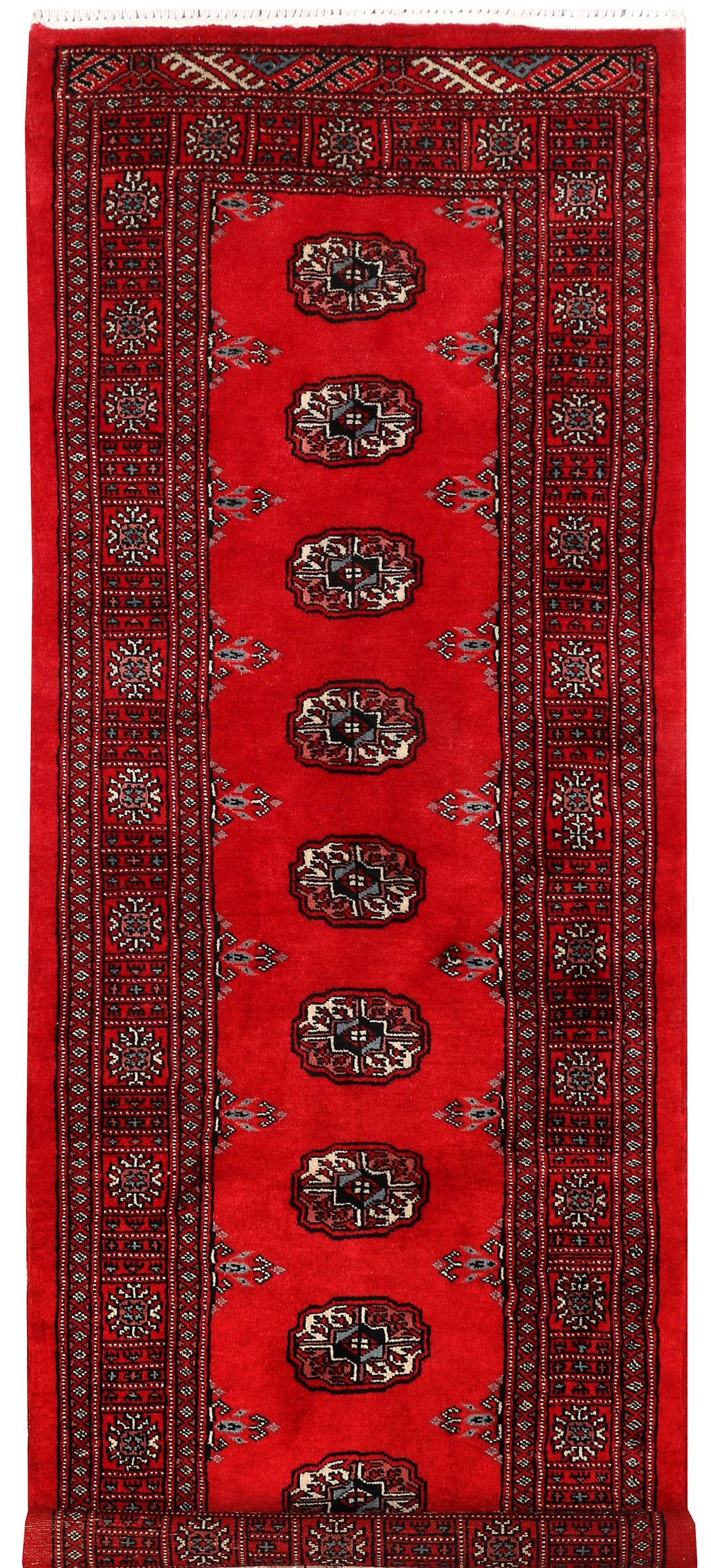 Dark Red Bokhara 2' 7 x 6' 11 - No. 46611 - ALRUG Rug Store