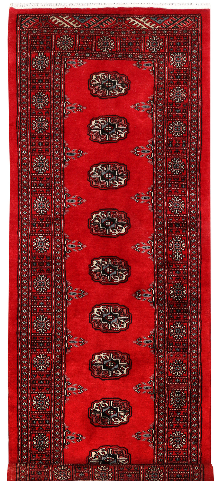 Dark Red Bokhara 2' 7 x 6' 11 - No. 46611 - ALRUG Rug Store